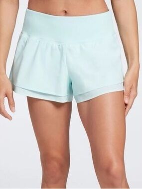 Calia stay the path Light turquoise Women's Athletic Shorts